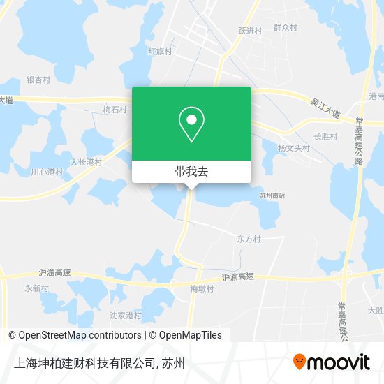 上海坤柏建财科技有限公司地图
