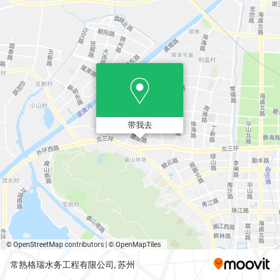 常熟格瑞水务工程有限公司地图