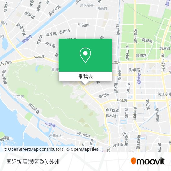 国际饭店(黄河路)地图