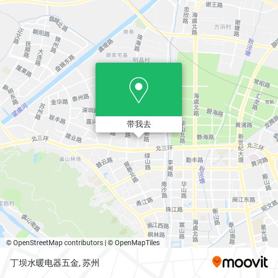 丁坝水暖电器五金地图