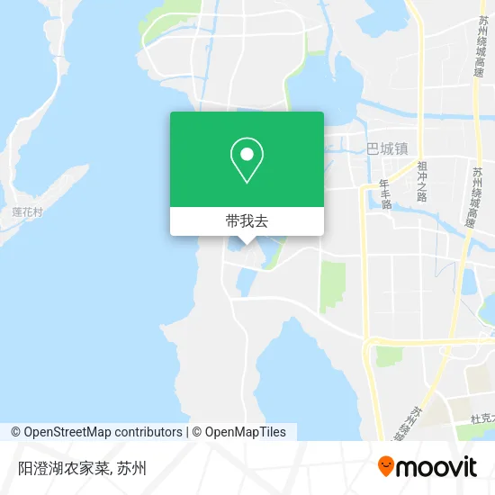 阳澄湖农家菜地图