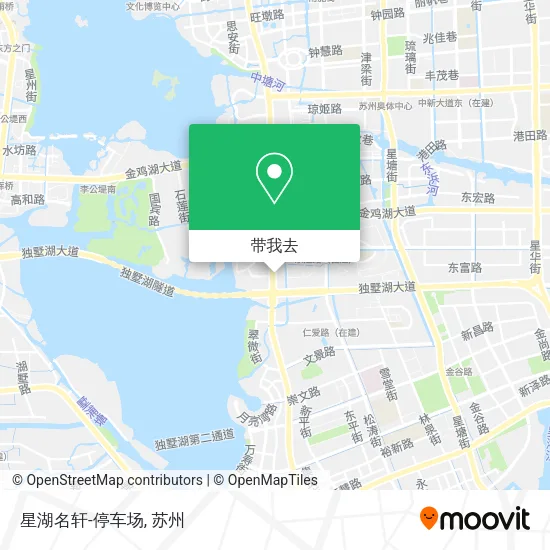 星湖名轩-停车场地图