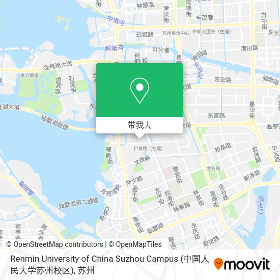 Renmin University of China Suzhou Campus (中国人民大学苏州校区)地图