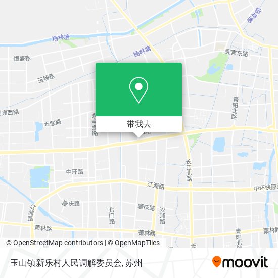 玉山镇新乐村人民调解委员会地图