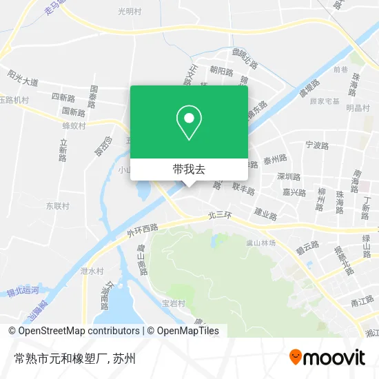 常熟市元和橡塑厂地图