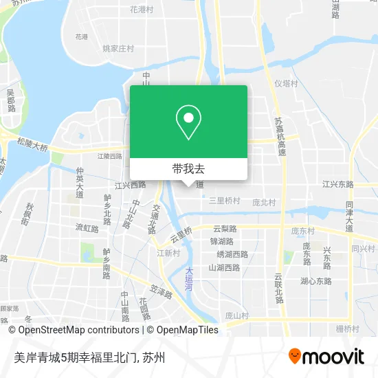 美岸青城5期幸福里北门地图