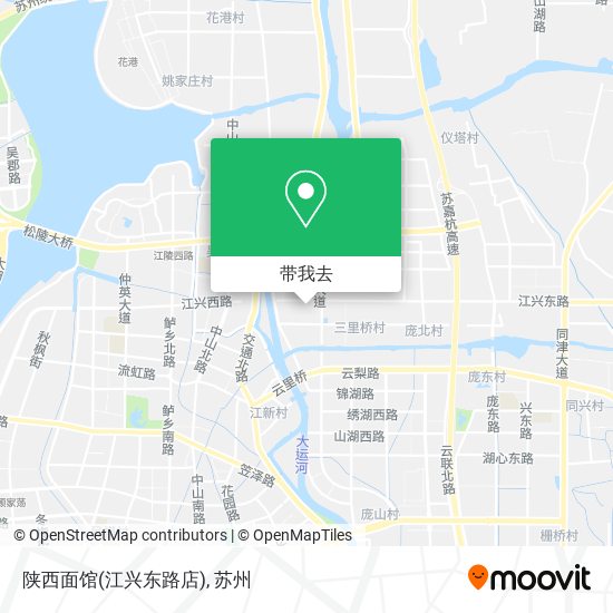 陕西面馆(江兴东路店)地图