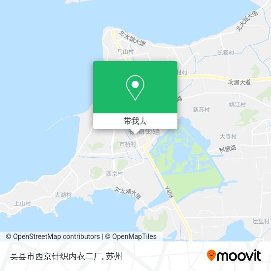 吴县市西京针织内衣二厂地图
