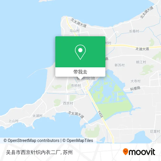 吴县市西京针织内衣二厂地图