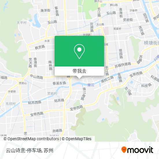 云山诗意-停车场地图
