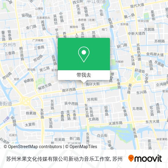 苏州米果文化传媒有限公司新动力音乐工作室地图