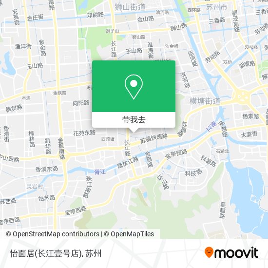 怡面居(长江壹号店)地图