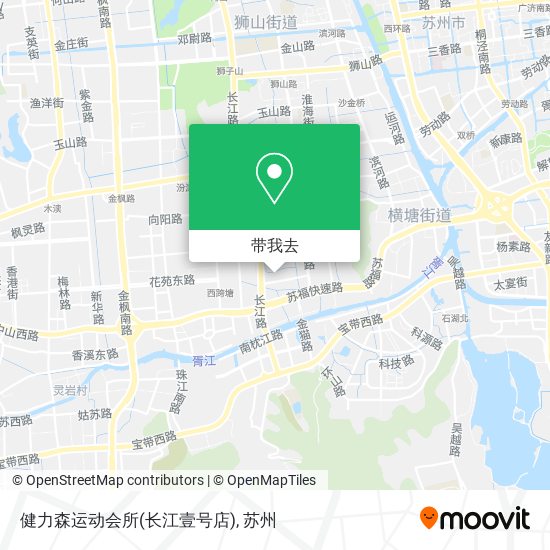 健力森运动会所(长江壹号店)地图