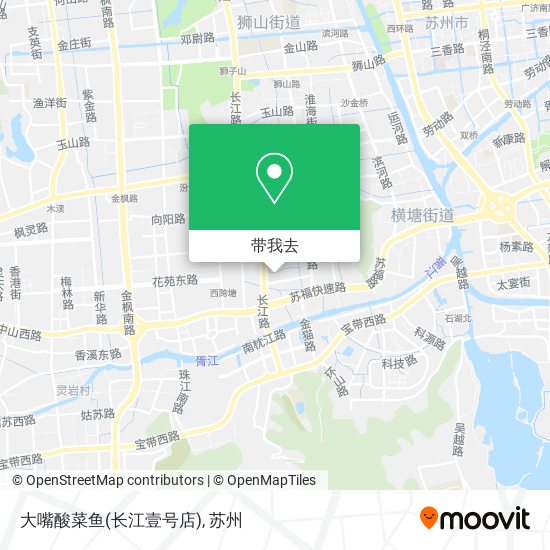 大嘴酸菜鱼(长江壹号店)地图