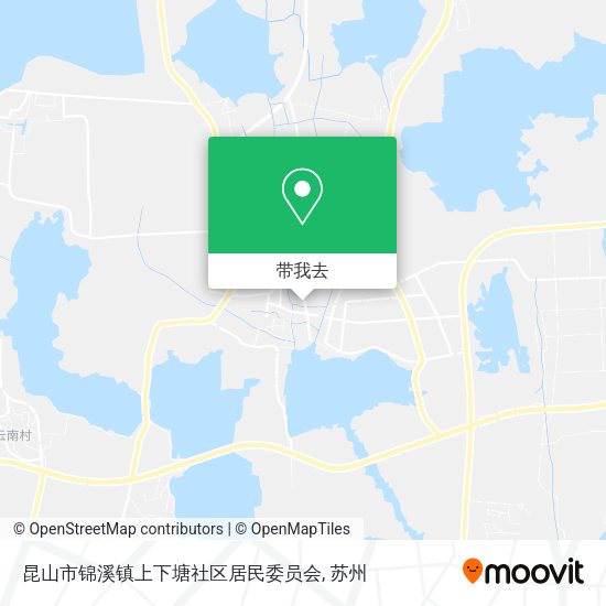 昆山市锦溪镇上下塘社区居民委员会地图