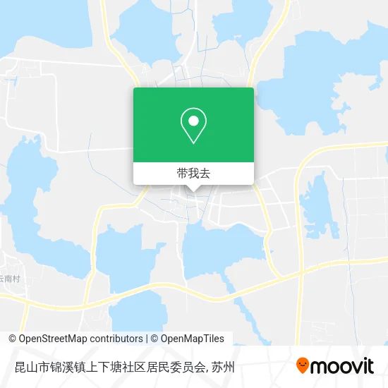 昆山市锦溪镇上下塘社区居民委员会地图