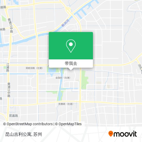 昆山吉利公寓地图