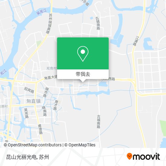 昆山光丽光电地图