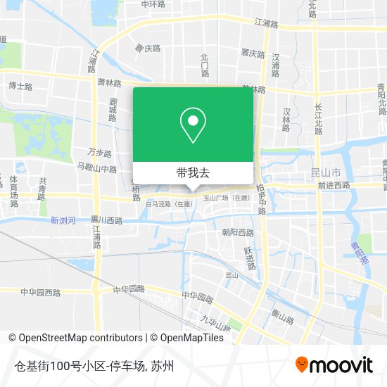 仓基街100号小区-停车场地图