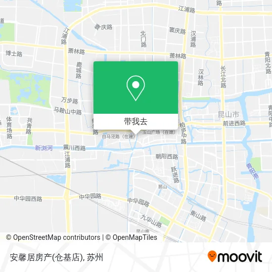 安馨居房产(仓基店)地图