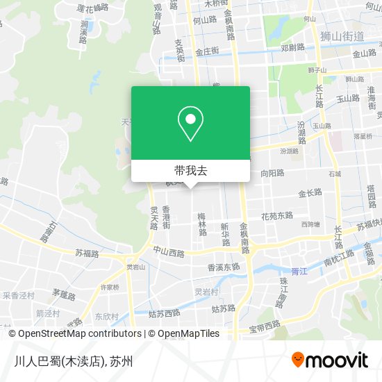 川人巴蜀(木渎店)地图