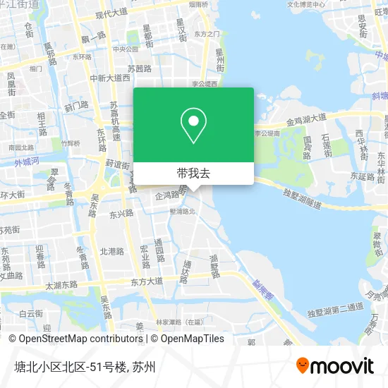 塘北小区北区-51号楼地图