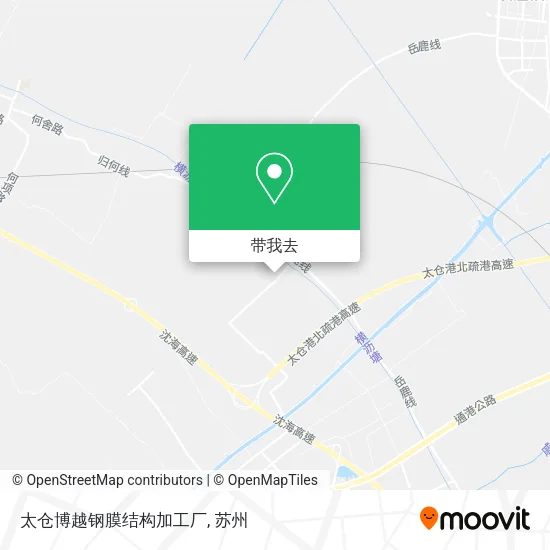 太仓博越钢膜结构加工厂地图