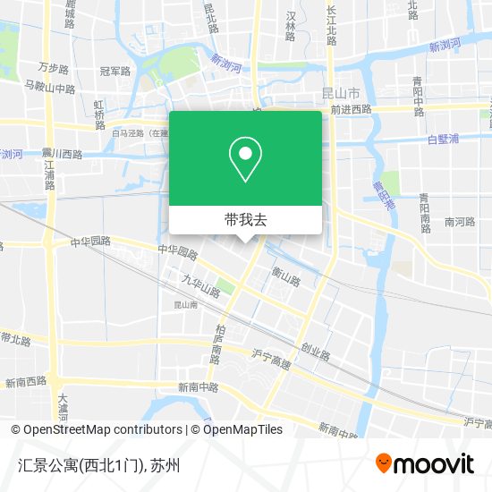 汇景公寓(西北1门)地图