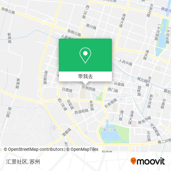 汇景社区地图