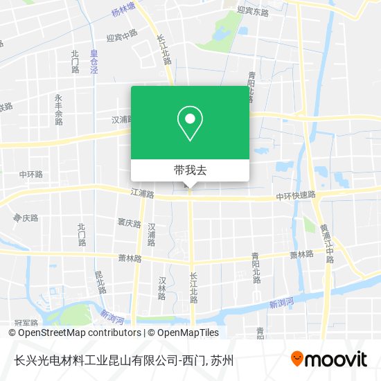 长兴光电材料工业昆山有限公司-西门地图