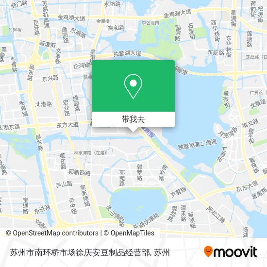 苏州市南环桥市场徐庆安豆制品经营部地图