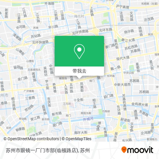 苏州市眼镜一厂门市部(临顿路店)地图