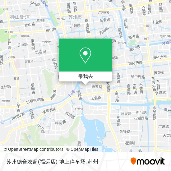 苏州德合农超(福运店)-地上停车场地图