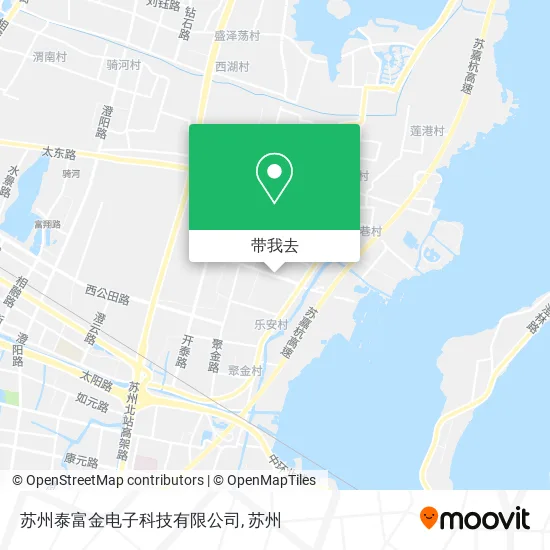 苏州泰富金电子科技有限公司地图