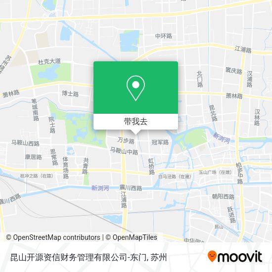 昆山开源资信财务管理有限公司-东门地图