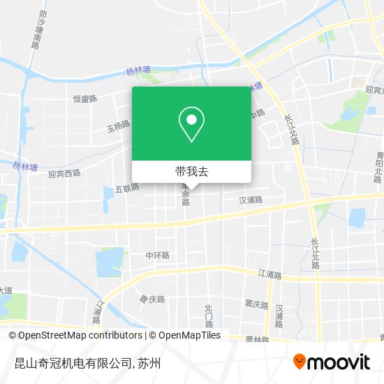 昆山奇冠机电有限公司地图