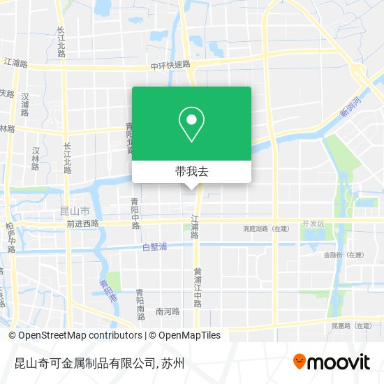 昆山奇可金属制品有限公司地图