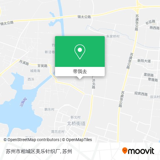 苏州市相城区美乐针织厂地图