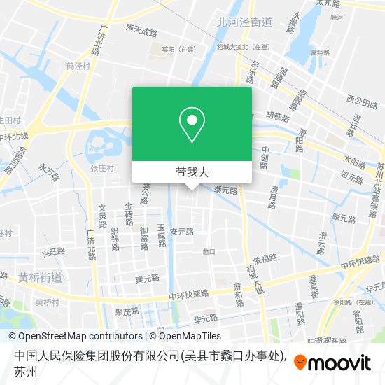 中国人民保险集团股份有限公司(吴县市蠡口办事处)地图