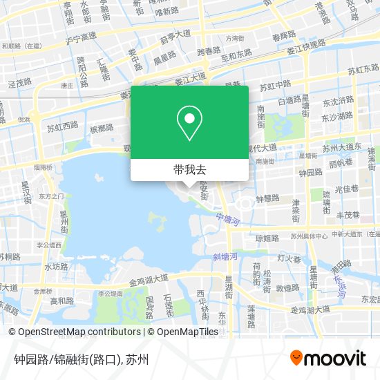 钟园路/锦融街(路口)地图