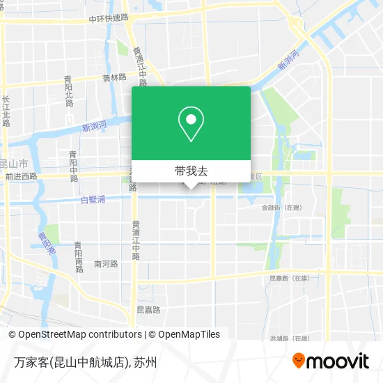 万家客(昆山中航城店)地图