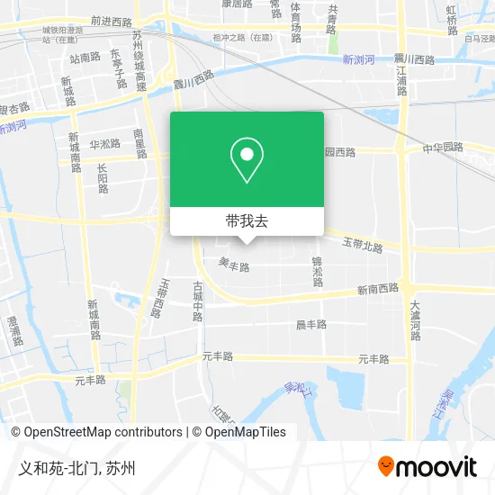 义和苑-北门地图