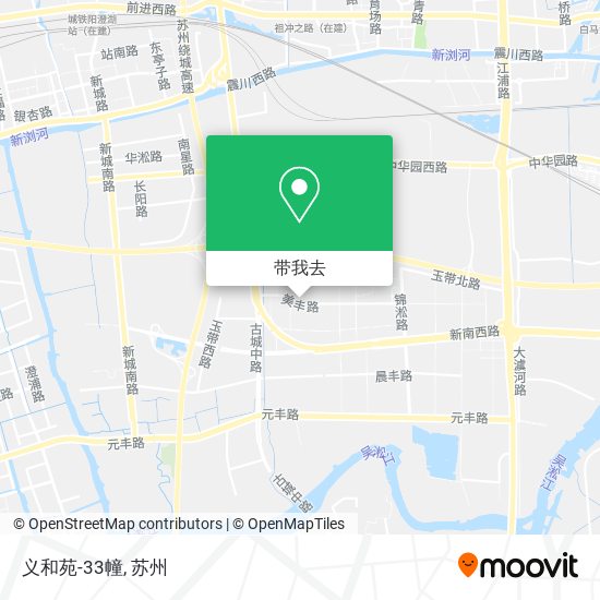 义和苑-33幢地图