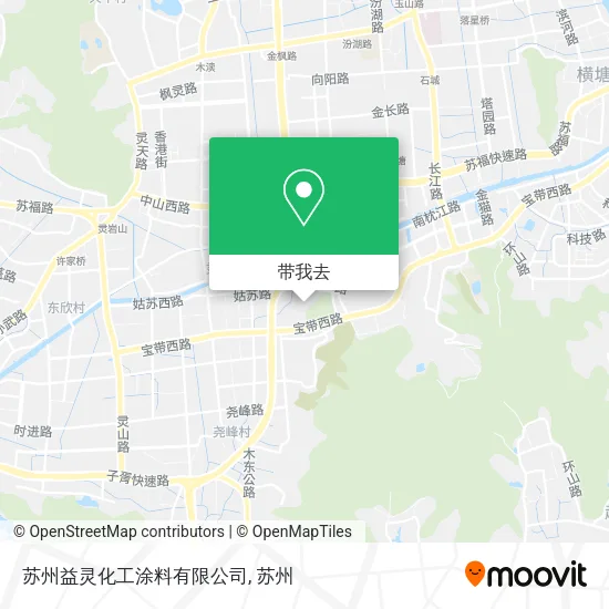 苏州益灵化工涂料有限公司地图