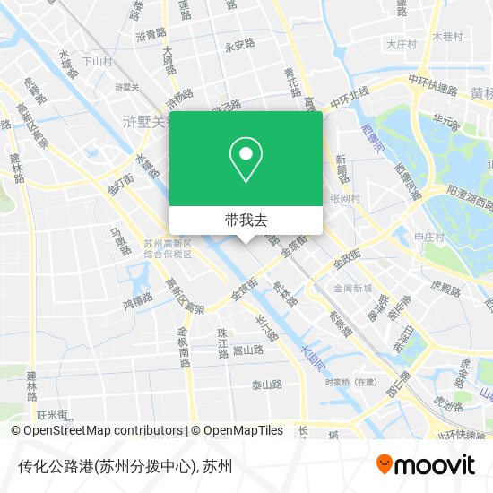 传化公路港(苏州分拨中心)地图