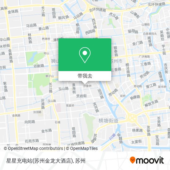 星星充电站(苏州金龙大酒店)地图