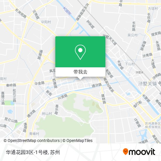 华通花园3区-1号楼地图