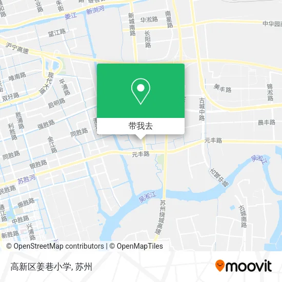 高新区姜巷小学地图