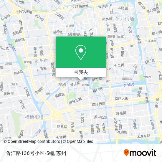 胥江路136号小区-5幢地图