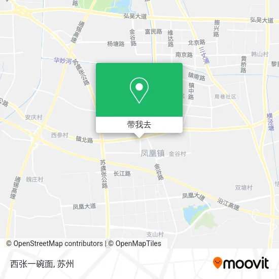 西张一碗面地图